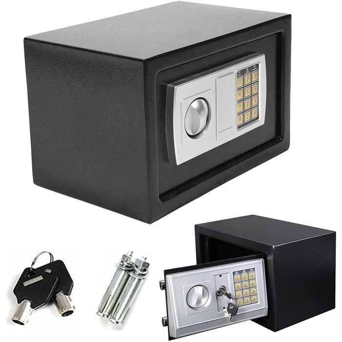 8.5 L Secure Digital Acier Sécurité de Sécurité Électronique Maison Bureau Argent Coffre