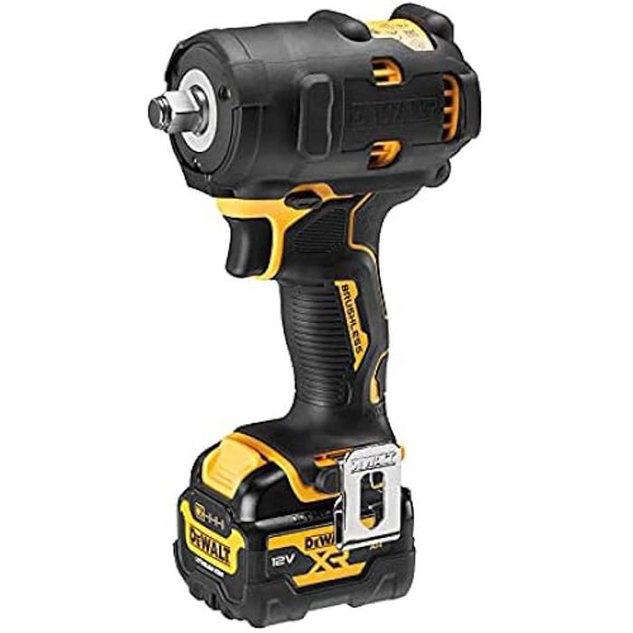 DEWALT DCF901P1G QW Visseuse à percussion sans fil 12 12 V 1 batterie 5 Ah chargeur rapide protection contre les chocs insert - vue 1