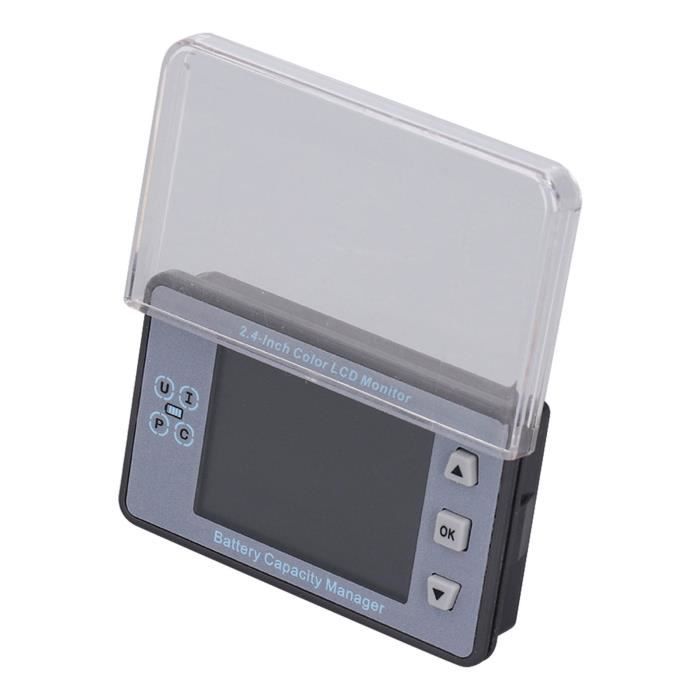 Coulomètre / Testeur De Batterie Lithium – Mesure Tension (10-110V), Courant (max 10A), Capacité – Protections Intégrées – Communication Modbus