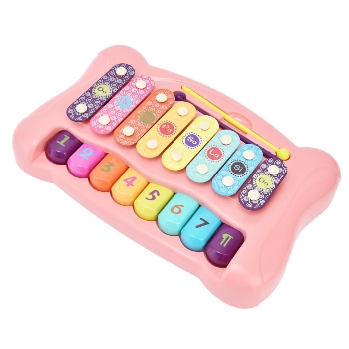 Duokon Jouet de xylophone de piano de bébé Bébé Piano Xylophone Jouet