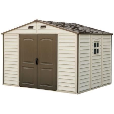 Abri De Jardin En Pvc Woodstyle Premium Duram Achat Vente Abri Jardin Chalet Abri De Jardin En Pvc Woods Cdiscount