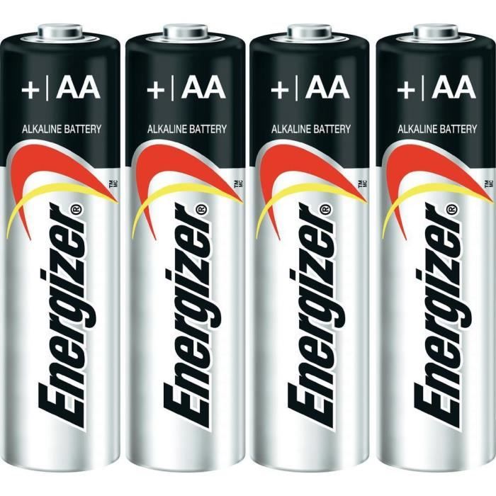 4 Piles alcalines LR6/AA Energizer Ultra+ (1,5V)