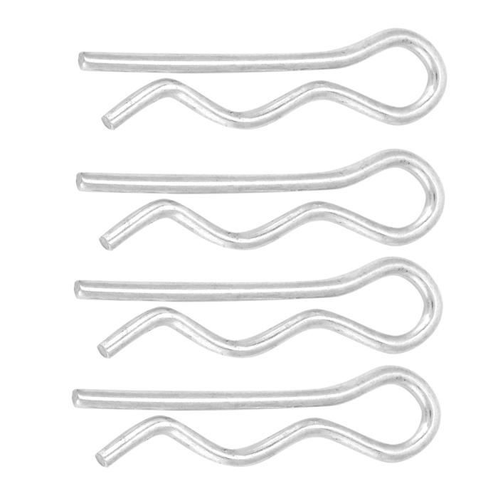 Goupille Fendue De Retenue Acier Inoxydable 304 – Pour Attelage Marine, Argenté, Sans Marque