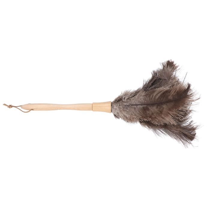Plumeau Télescopique En Plumes D'autruche - Longueur 43 à 115 Cm - Antistatique, Pour Plafonds, Murs, Luminaires