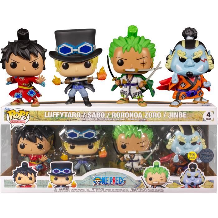 Figurine Funko Pop One Piece Luffytaro Sabo Roronoa Zoro