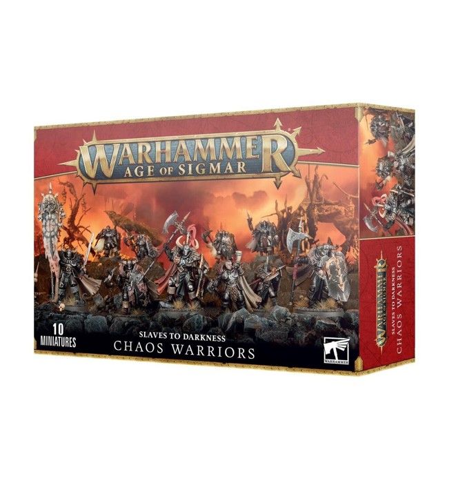 Warhammer 40k AOS Chaos Warriors Miniatures Lot Of 10 Painted & Based