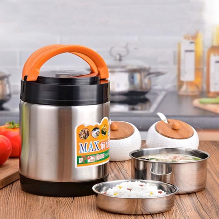 Krmoau - Récipient De Conservation 2,5 Litres Avec Verre Doseur - Hermétique, Anti-insectes Et Humidité - Pour Céréales, Farine, Nourriture Animaux