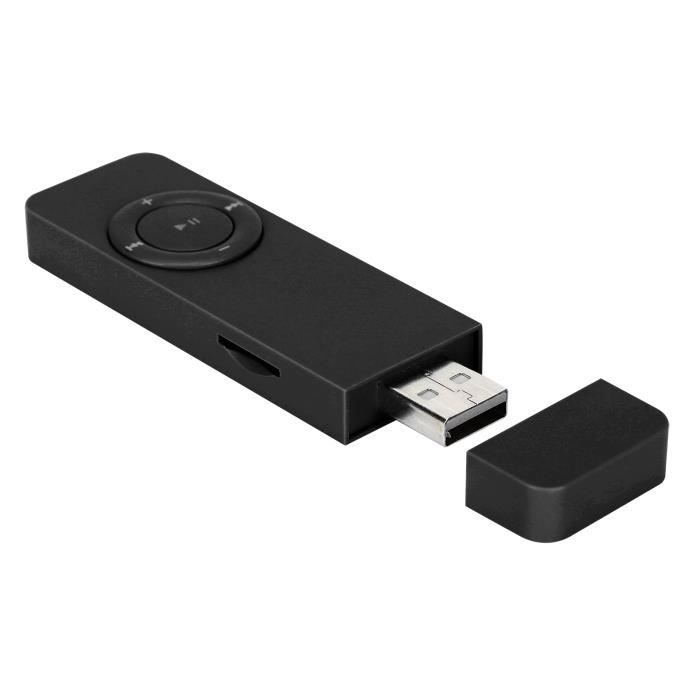 Lecteur MP3 Portable - Support Carte TF Jusqu'à 64GB, Haut-Parleur Intégré, Batterie 180mAh - Pour Sport/Bureau