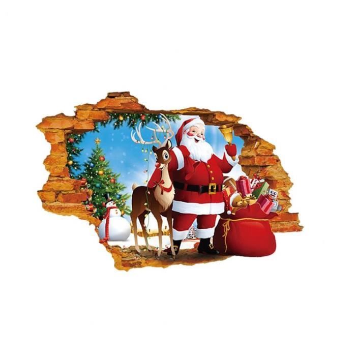 Personnalisé Noël Santa Sac Coton Personnalisé Noël effet marbre motif