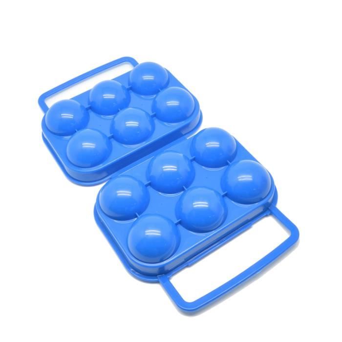 Porte-œufs Plastique 6 Places Beige - Camping & Outdoor