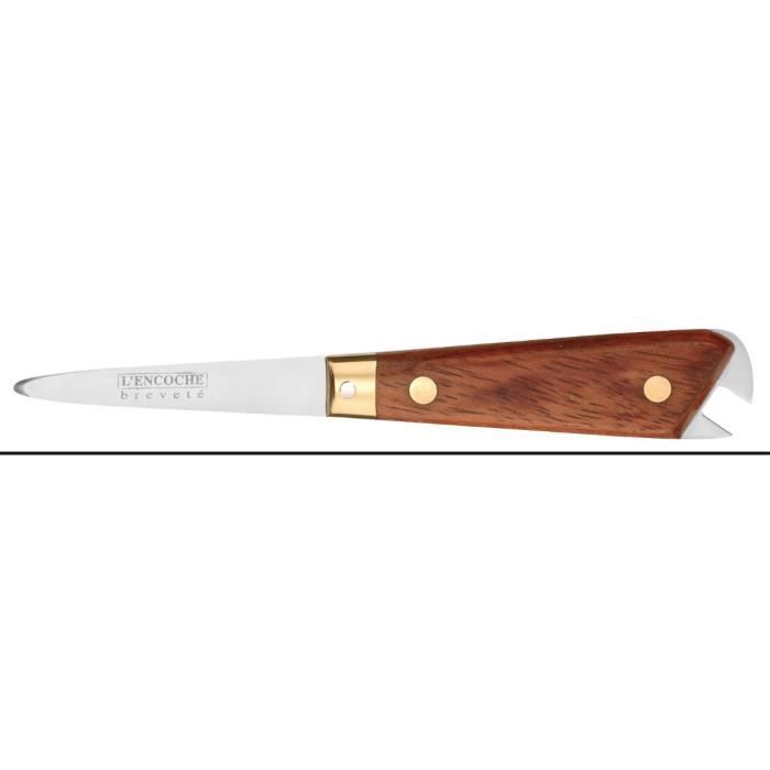 Couteau A Huitre L Encoche En Bois Achat Vente Couteau De Cuisine Couteau A Huitre L Encoche Cdiscount