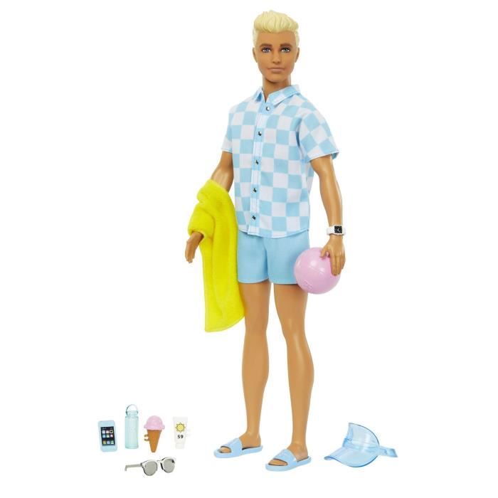 Poupée Barbie Ken À La Plage Mattel La Poupée - vue 9
