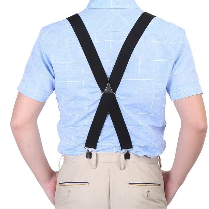 Bretelles Homme Larges Bretelles Homme Élastiques - Style X
