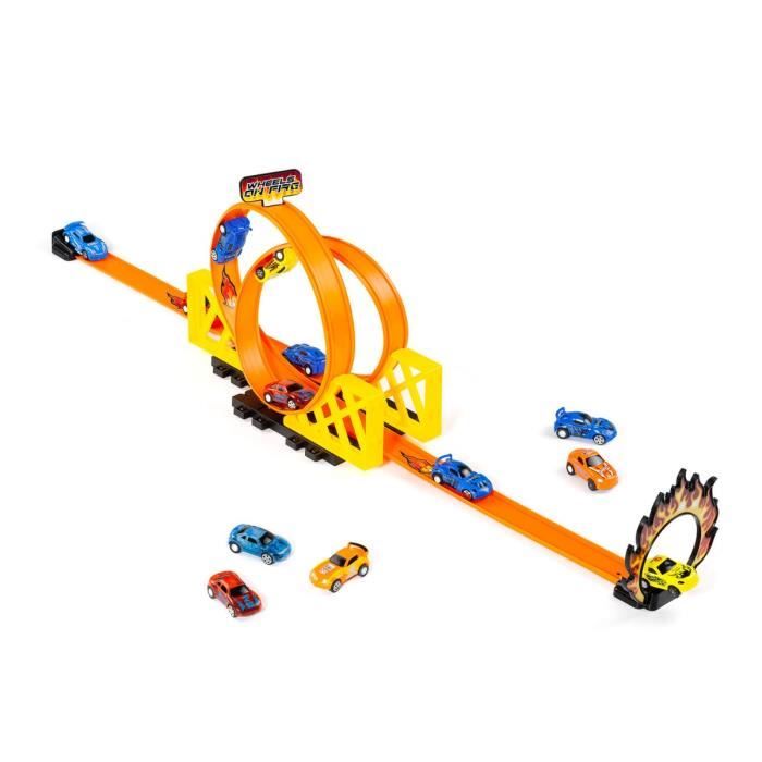 Molto Circuit Ultimate – Piste De Voiture Avec Looping Et Une Voiture, 105 Cm, Jeu De Vitesse Et D’action Dès 3 Ans