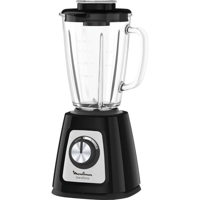 MOULINEX LM430810 Blender Blendforce - Verre - Noir