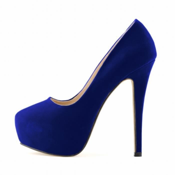 Chaussures Avec Plateforme Stiletto Chaussures A Talons Hauts Pour Le Mariage Pour Femmes Filles Bleues 41 Bleu Achat Vente Escarpin Soldes Sur Cdiscount Des Le 20 Janvier Cdiscount