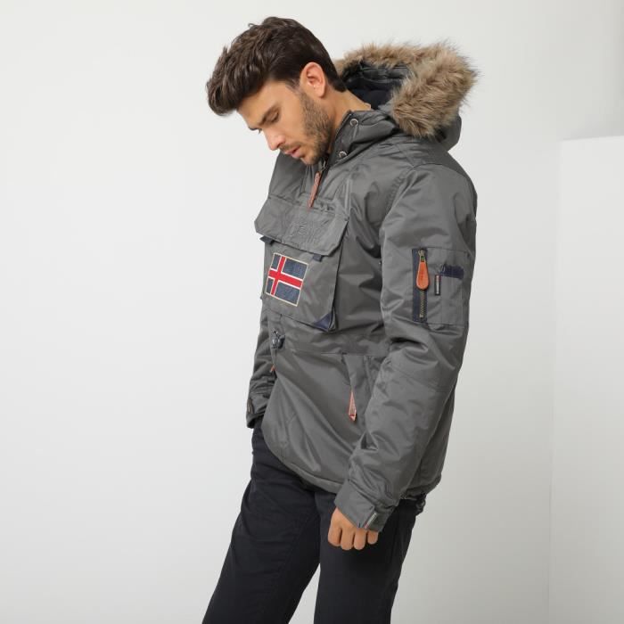 GEOGRAPHICAL NORWAY CORPORATE doudoune pour homme Gris charbon - Homme