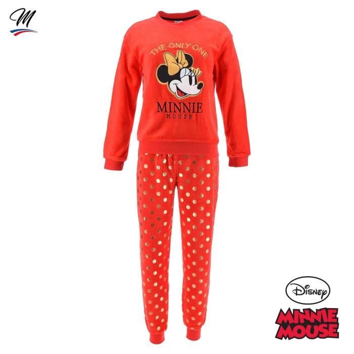 Pyjama épais Minnie rouge 3 ans Disney - Disney - 3 ans | Beebs