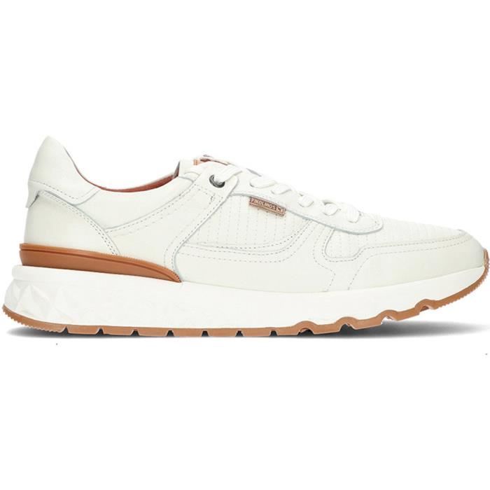Baskets - PIKOLINOS - M8R6239C1 Aranda - Cuir - Homme - Blanc cassé Baskets - PIKOLINOS - M8R6239C1 Aranda - Cuir - Homme - Blanc cassé