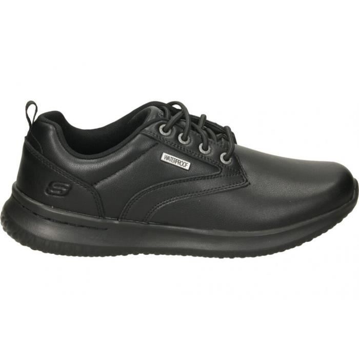 Skechers Baskets Homme SKECHERS 65693-BBK - Noir - Lacets - Dessus Synthétique