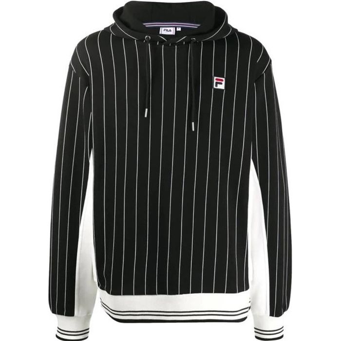 Chandail à capuchon, FILA HOMMES WARNER sweat à capuche 687861 Homme noir