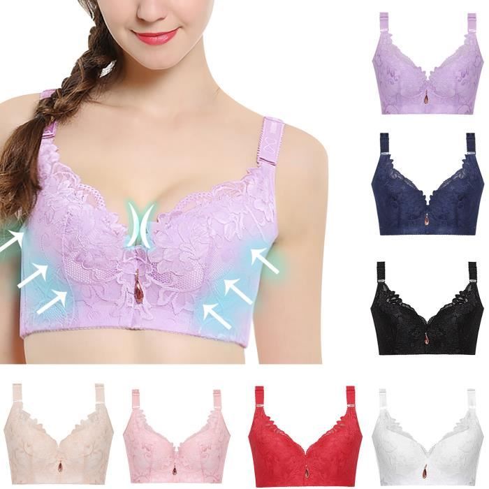 Haut De Soutien-gorge Dentelle Victoria's Secret Rose - Extra-petit, Dos De Nageur