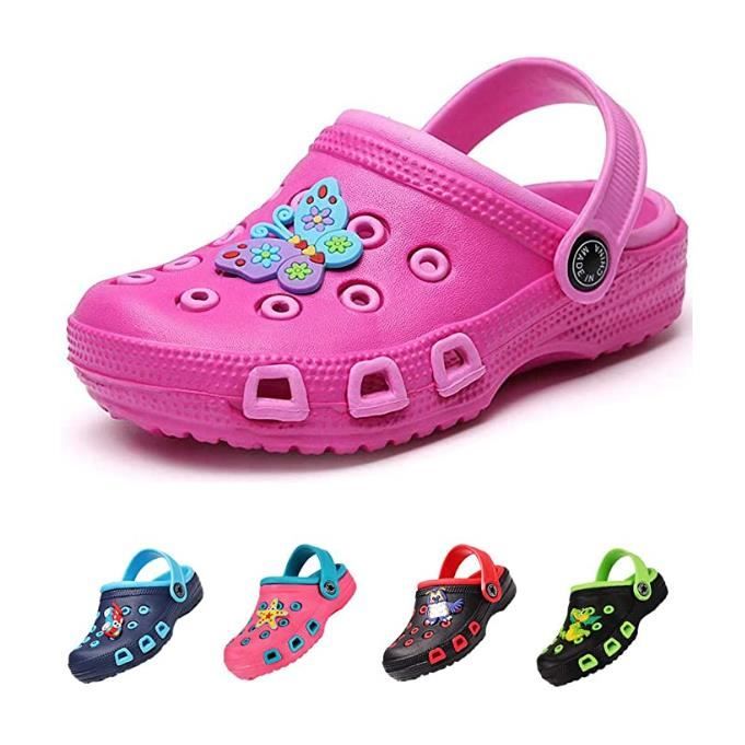 Sabots Et Mules Pantoufles Chaussures Enfant Bebe Fille Garcon Antiderapant Ete Piscine De Jardin Clogs Sandales De Plage A Enfiler Cdiscount Jardin