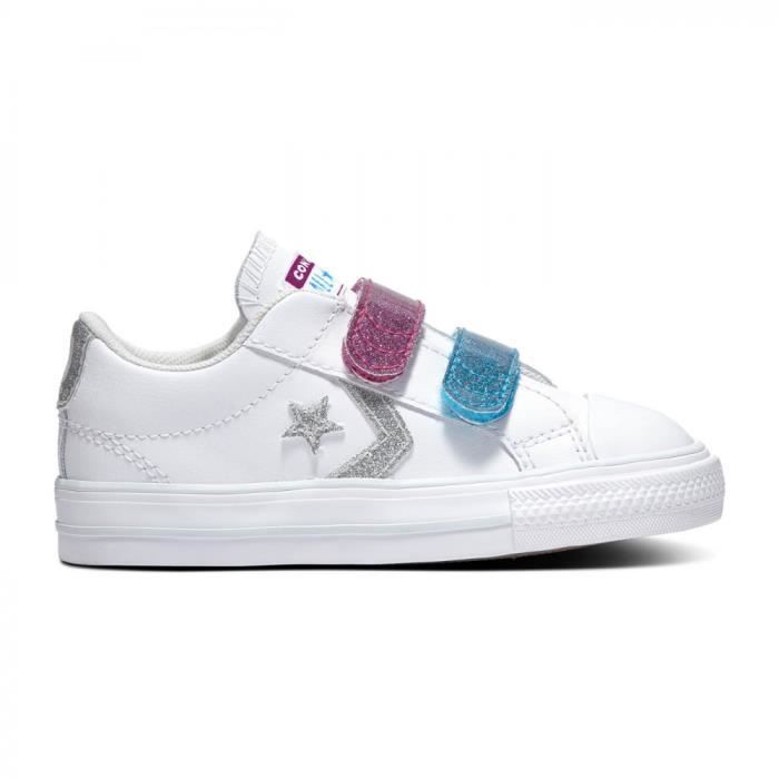 Baskets CONVERSE Star player 2v ox Enfant Blanc Blanc
