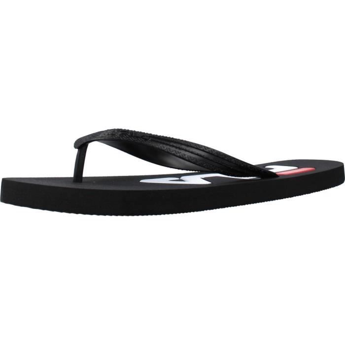 Tong homme FILA 118590 Noir Dessus synthetique Semelle int. et ext. en caoutchouc Cdiscount Sport