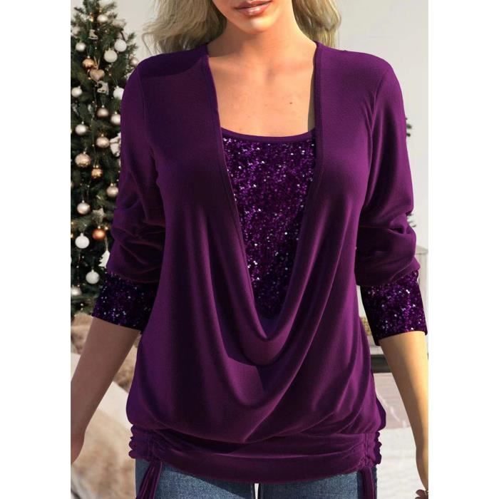 Blouse femme brillante 2025
