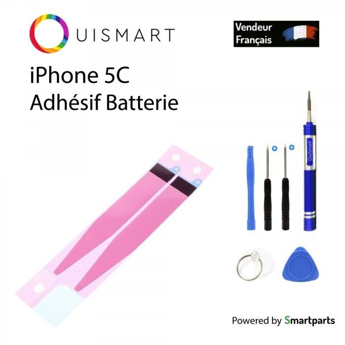 Autocollant Batterie Pour IPhone 5C - Sticker Noir, Neuf Sous Blister, Modèle Compatible