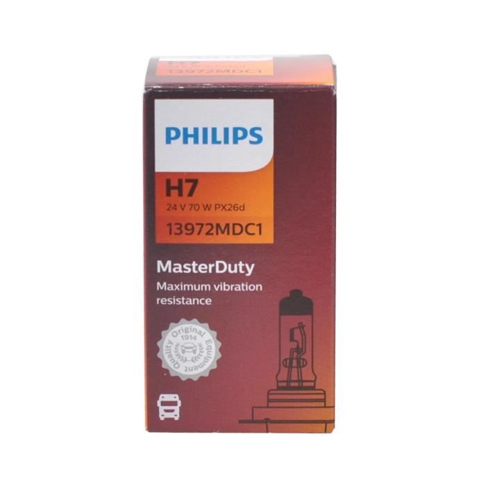 Ampoule PHILIPS H7 Master Duty 24V 70W