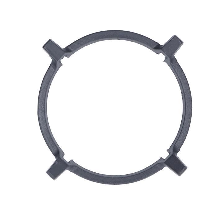 Lot De 2 Supports Universels Pour Cuisinière à Gaz - En Métal Argenté - 19,3 Cm En Diagonale - Pour Petites Casseroles Et Bouilloires - 10