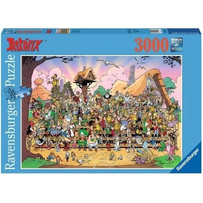 Puzzle 3000 pièces : 'univers Astérix Ravensburger France - vue 2