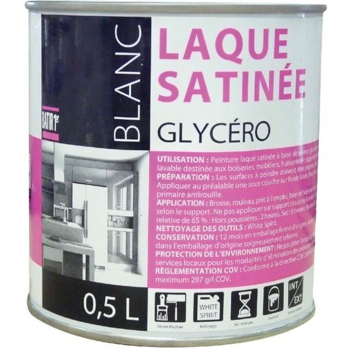 Peinture Batir 1er laque glycéro Reca Boîte 0...