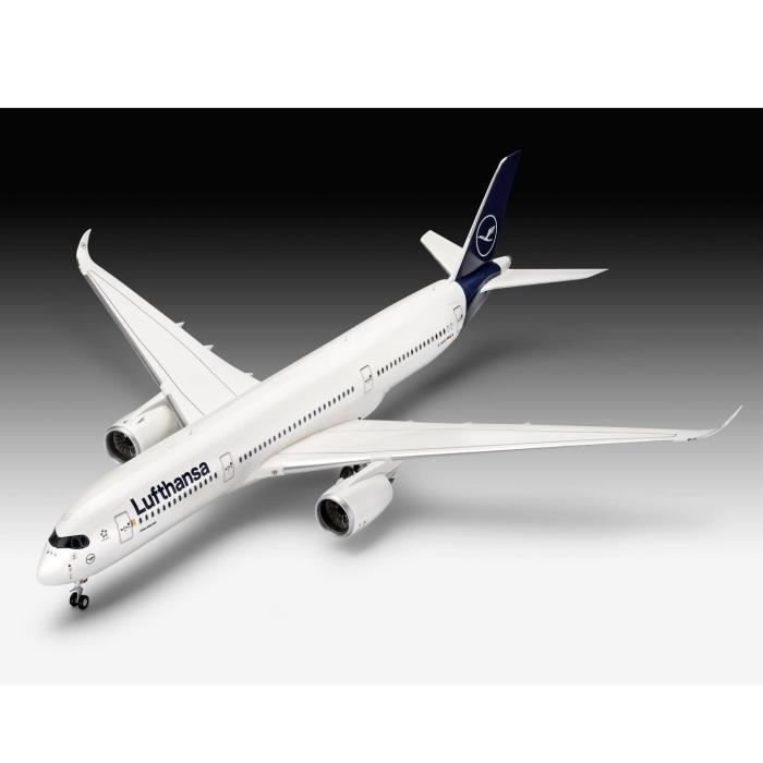 Maquette avion - REVELL - Airbus A350-900 Lufthansa New Livery - 1/144 - 120 pièces - 464mm