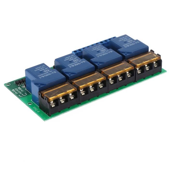 Zerone Carte D'isolement Optocoupleur 4 Canaux Module D'adaptateur De
