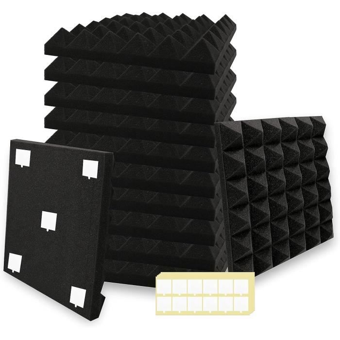 Exerz Lot De 12 Panneaux De Toile 20x20cm- Cartons Entoilés-Tableaux En Toile à Peine-280GSM