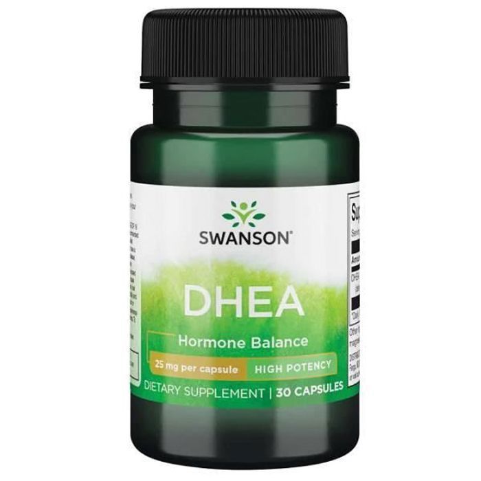 DHEA 25 mg 30 gélules SWANSON Cdiscount Santé Mieux vivre