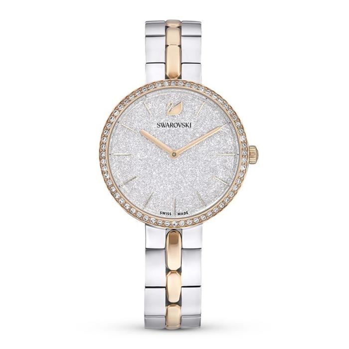 Montre blanche femme swarovski sales