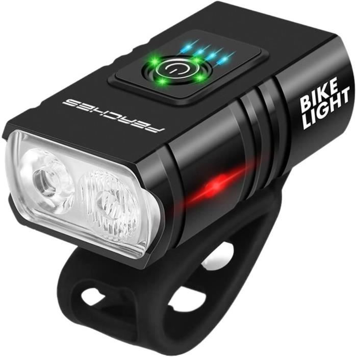 1200Lumen T6 Led Vélo Lumières Avant Et Arrière Usb Rechargeable Lampe ...