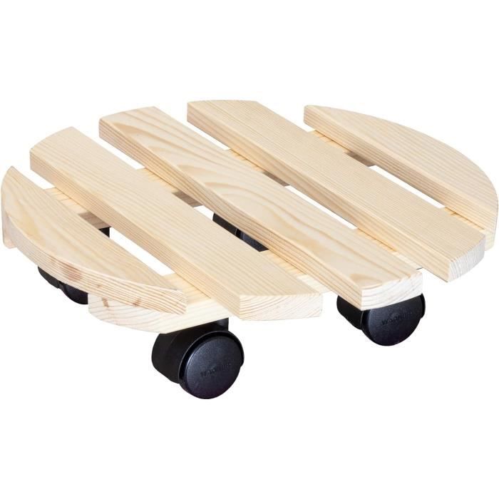Wagner Support à roulettes pour Pot de Fleur PALETTI 30 x 8 c I Wagner Support à roulettes pour Pot de Fleur PALETTI 30 x 8 c I