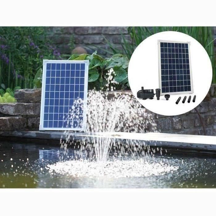 Ubbink Ensemble SolarMax 600 avec panneau solaire et pompe 1351181 403739