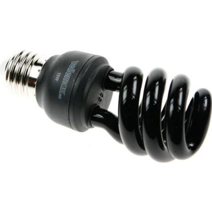LAMPE AMPOULE UV NOIRE E27 220V Cdiscount Maison