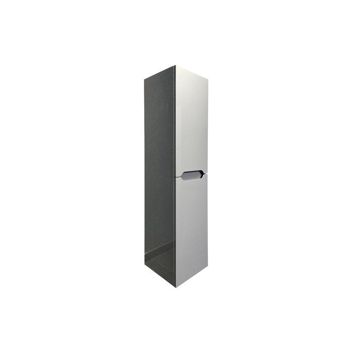 Colonne de salle de bain suspendue - Gris - L30 x l30 x 120 cm - STEFANIE