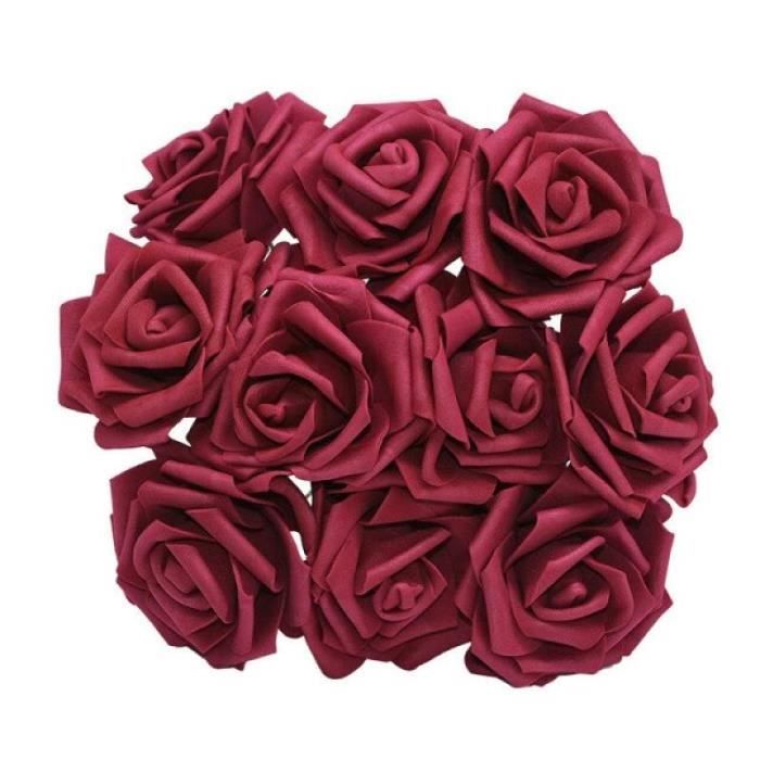 10pc Roses En Mousse Roses En Mousse Têtes De Mousse Fleur Artificielle Bouquet De Mariée Fête décor à la maison Roses 