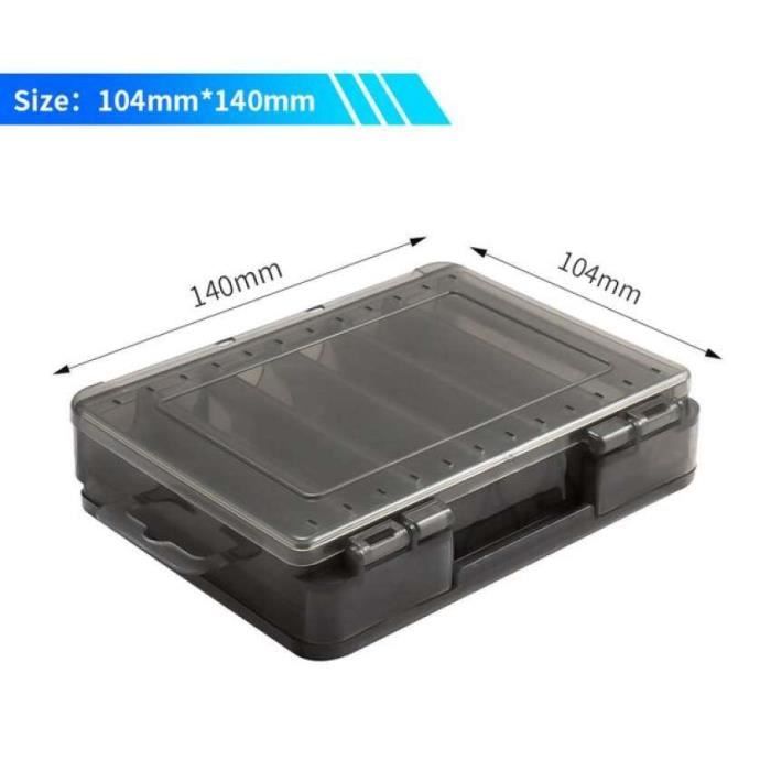 Boîte De Rangement Pour Pêche à La Carpe – 24/13 Compartiments Vides – Plastique