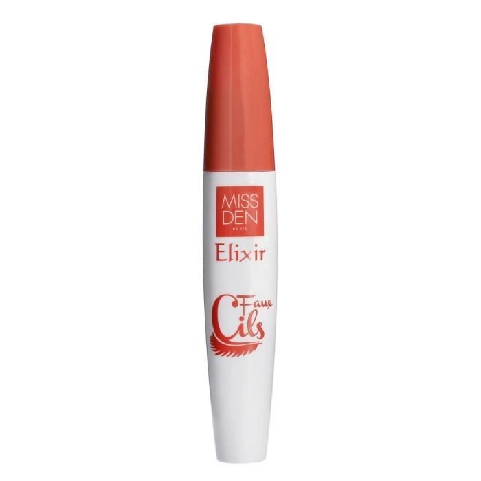 Elixir Volume Mascara Élixir Volume Faux Cils - Miss Den - Cils Démultipliés - Brosse ...