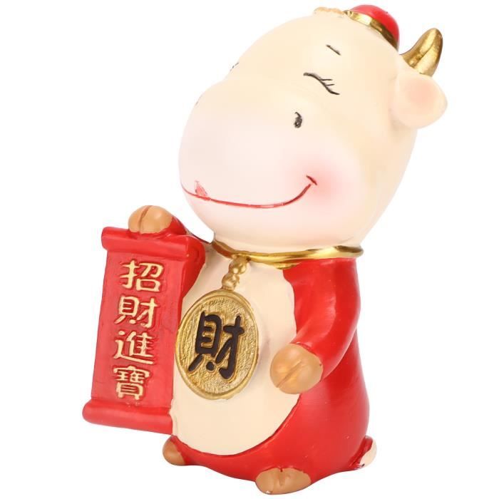 12 Mini Statues De Vache En Résine Phosphorescentes - Figurines Animales Mignonnes Pour Déco Maison, Jardin, Gâteaux