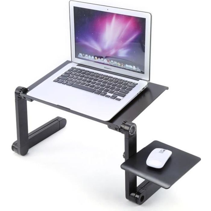 Bureau Pliant Portable Pour Ordinateur Portable - Table Réglable Pour Lit, Canapé, Voyage